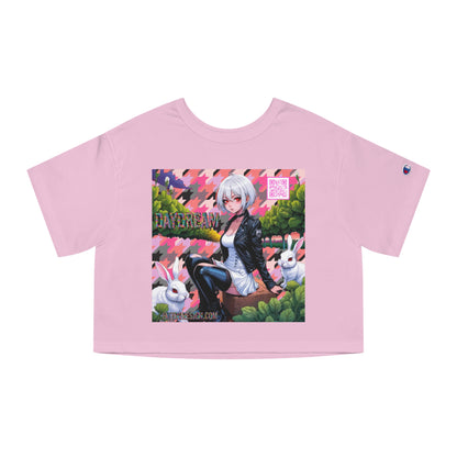 Pink Bomber Daydream Champion Cropped T-Shirt
