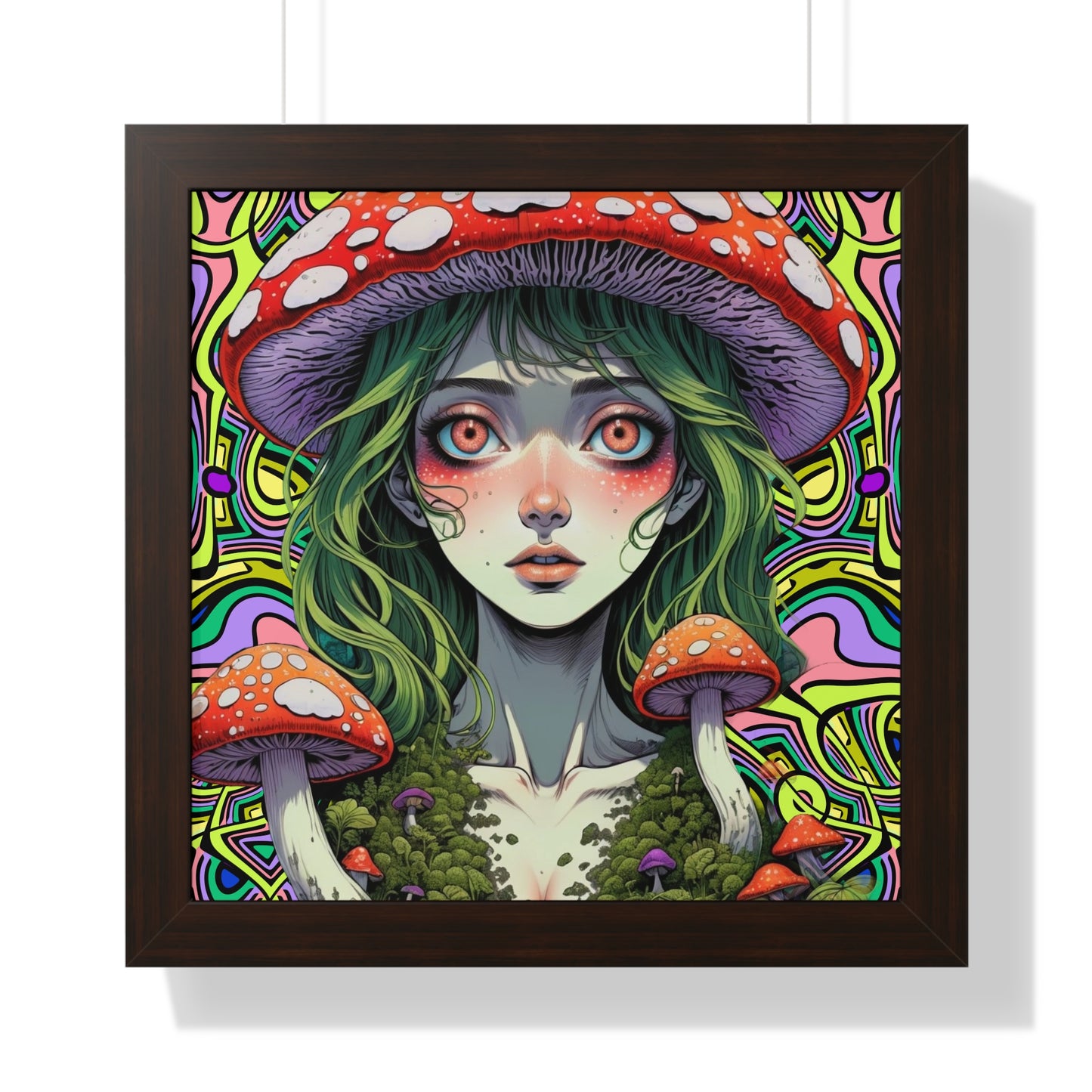 One With Nature - Framed Vertical Poster