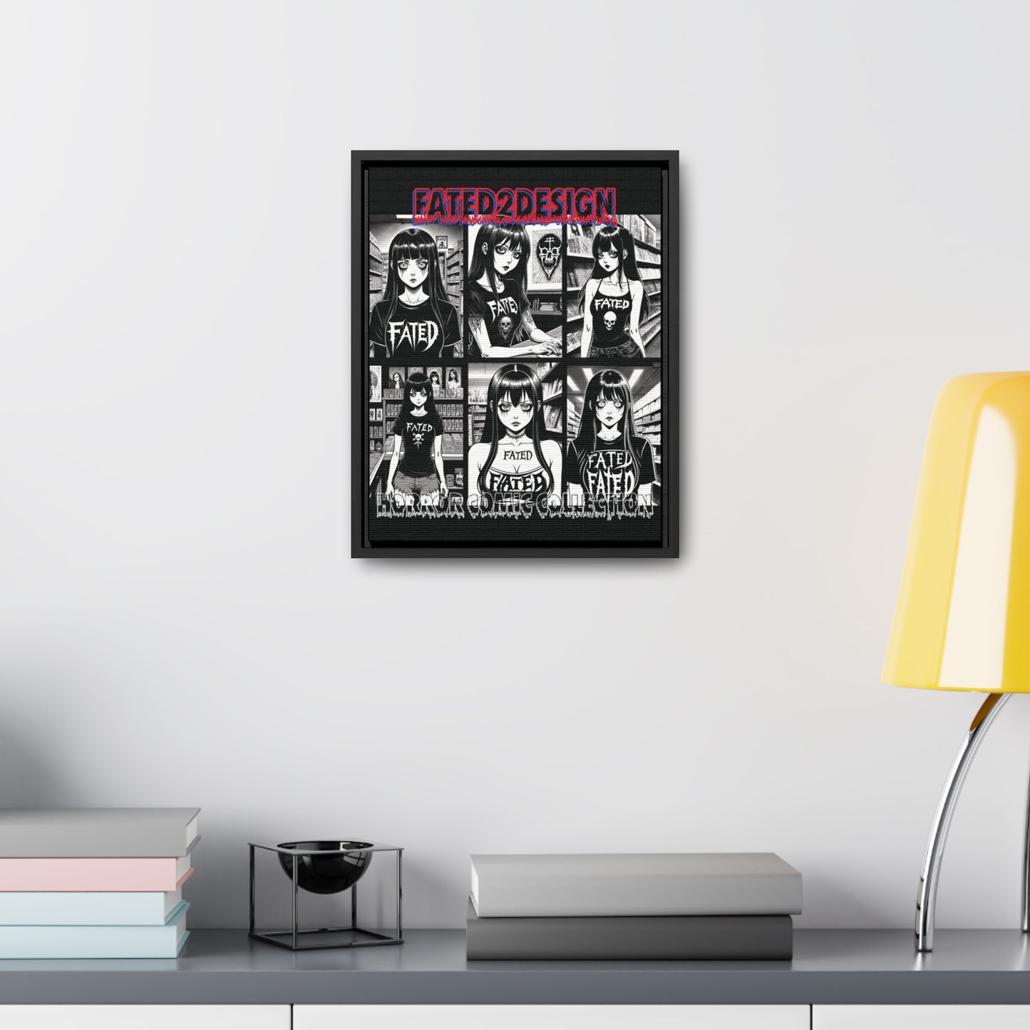 Horror Comic Collection Framed Wall Art
