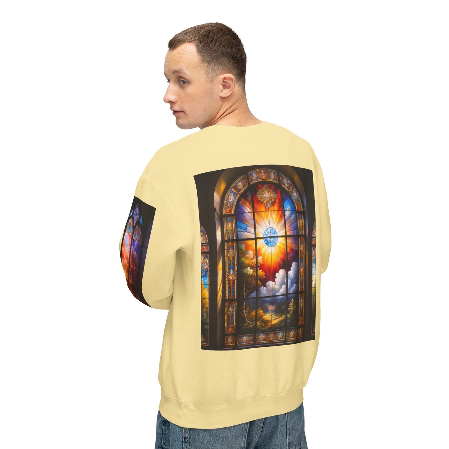 Prosperity - Divine Tragedy - Unisex Lightweight Crewneck Sweatshirt