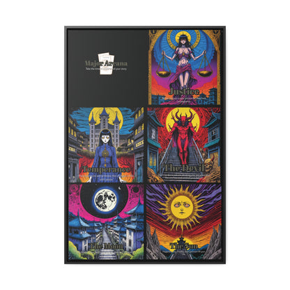 Major Arcana 3 of 4 - Framed Wall Art