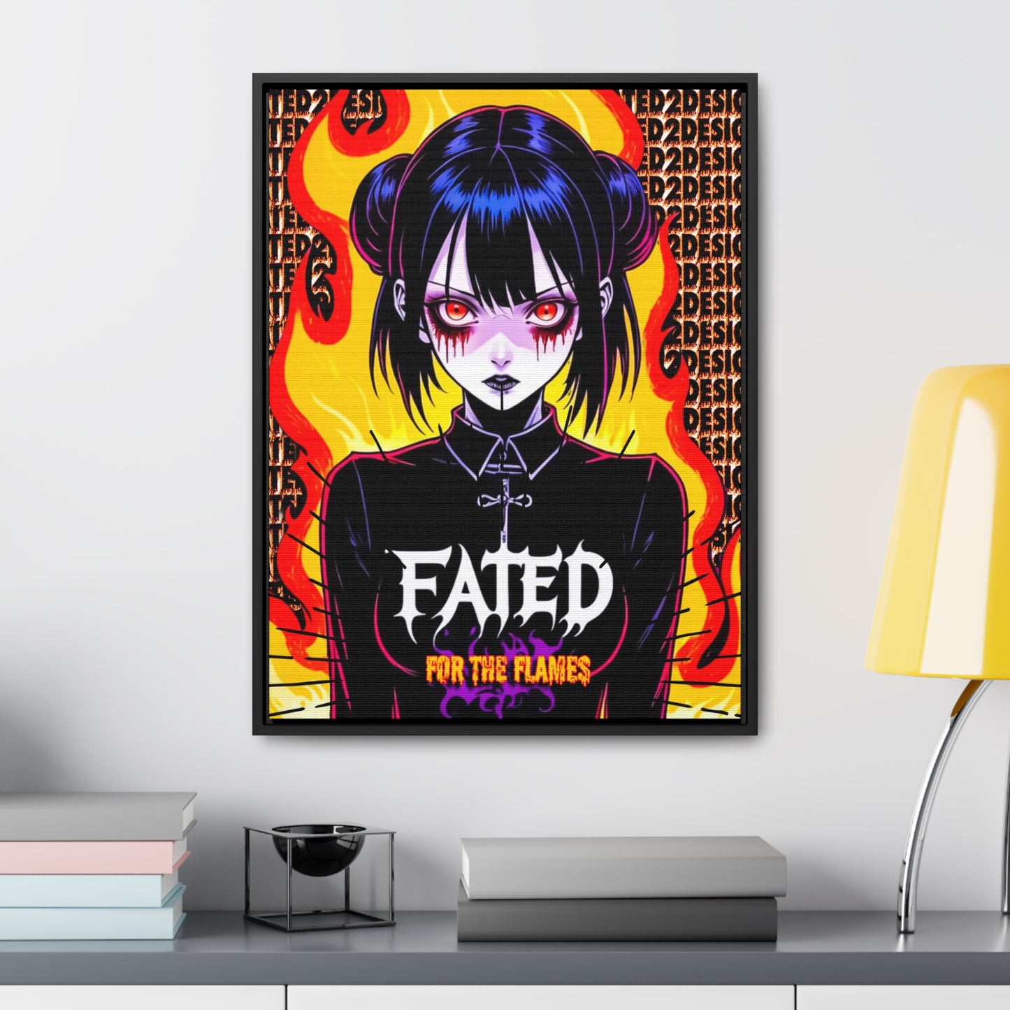 Fated For The Flames Framed Wall Art