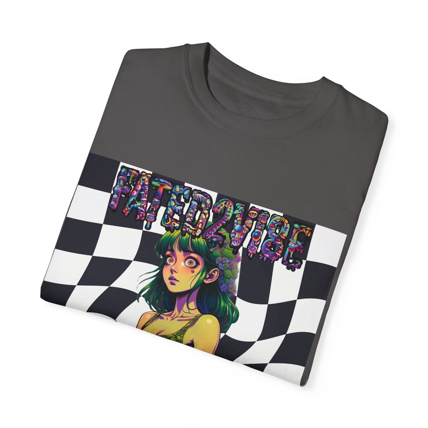Fated2VIBE Checkered Print V2 - Unisex T-shirt