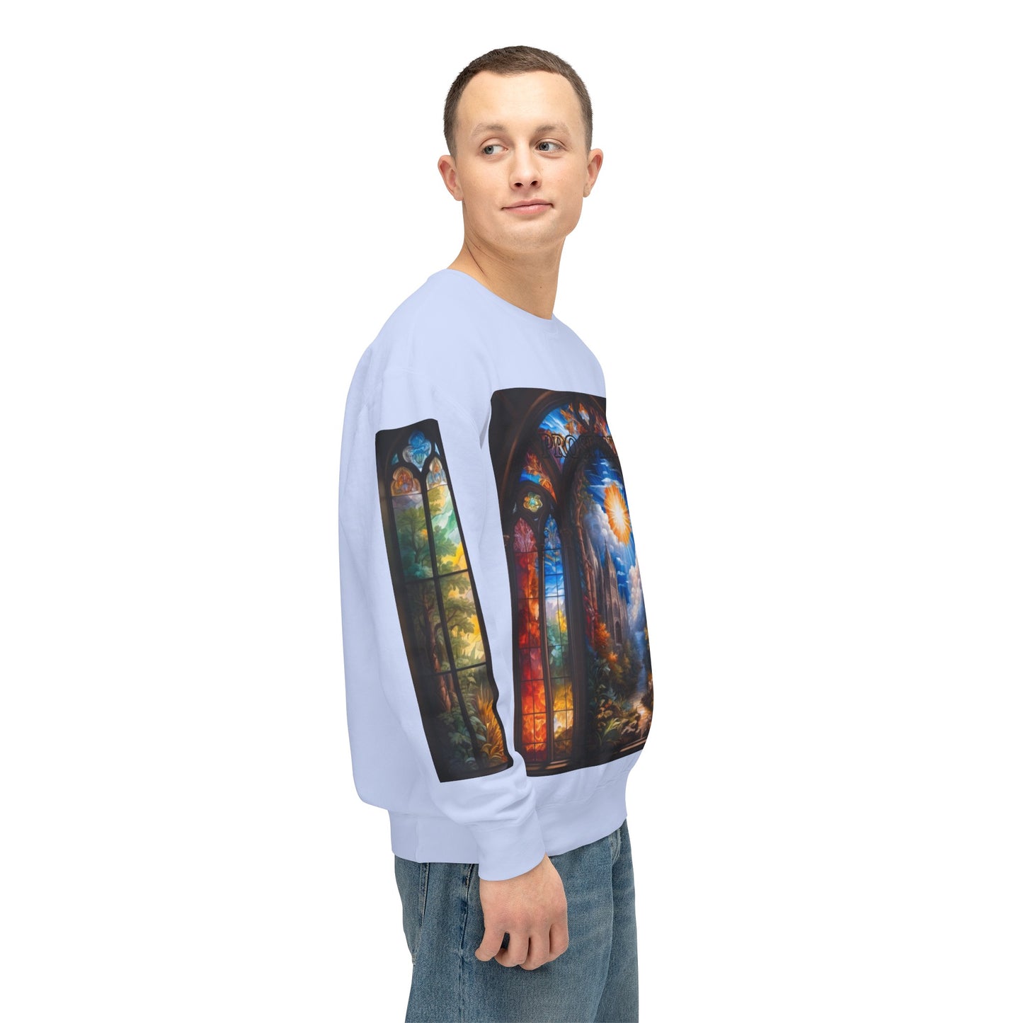 Prosperity - Divine Tragedy - Unisex Lightweight Crewneck Sweatshirt