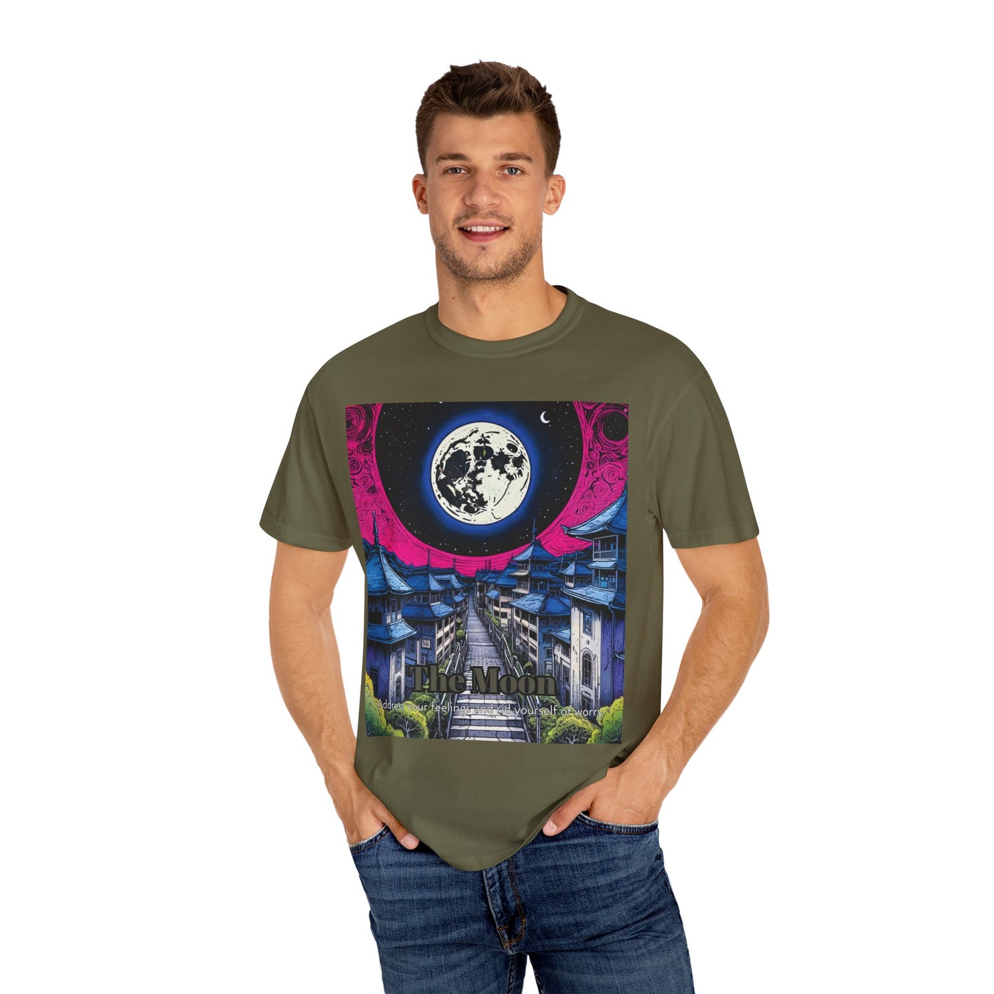 The Moon Major Arcana - Poster - Unisex T-shirt