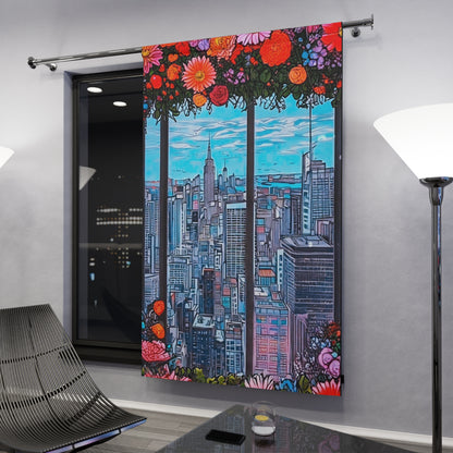 V2 In Bloom - Window Curtains (1 Piece)