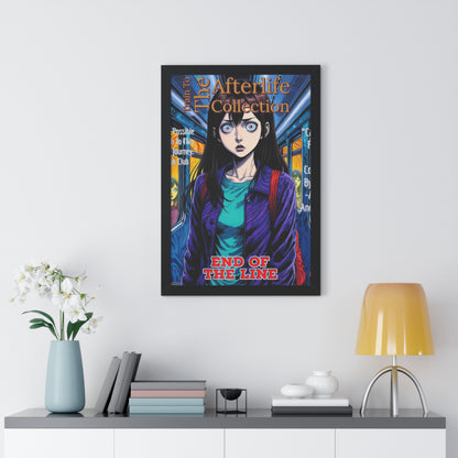 Train To The Afterlife B5 Framed Vertical Poster