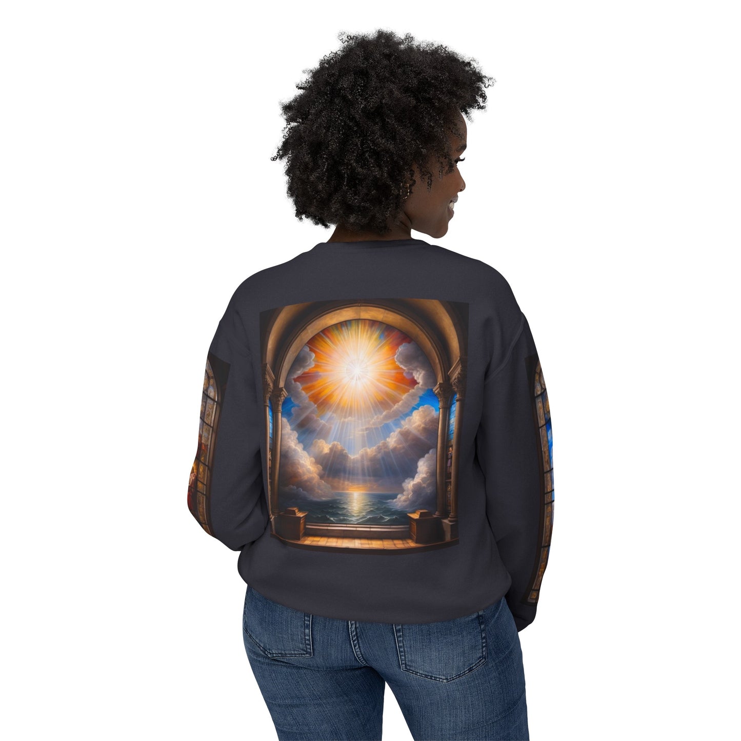 Virtue - Divine Tragedy - Unisex Lightweight Crewneck Sweatshirt