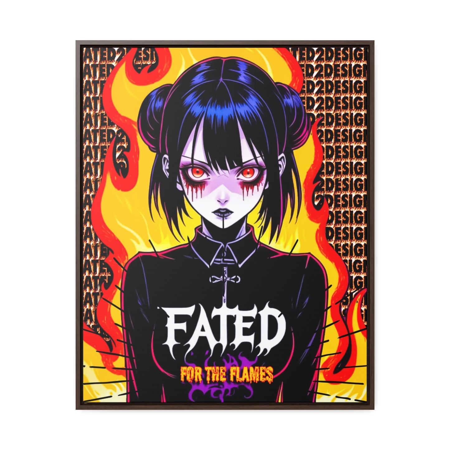 Fated For The Flames Framed Wall Art