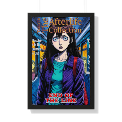 Train To The Afterlife B5 Framed Vertical Poster