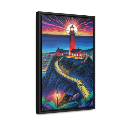 The Cliff Lighthouse 2 - Framed Wall Art