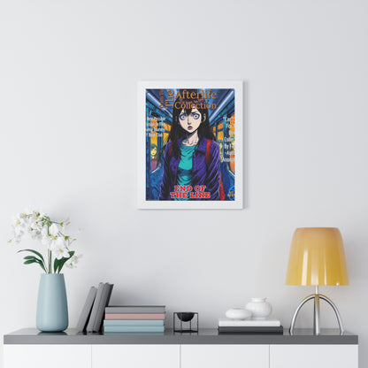 Train To The Afterlife B5 Framed Vertical Poster