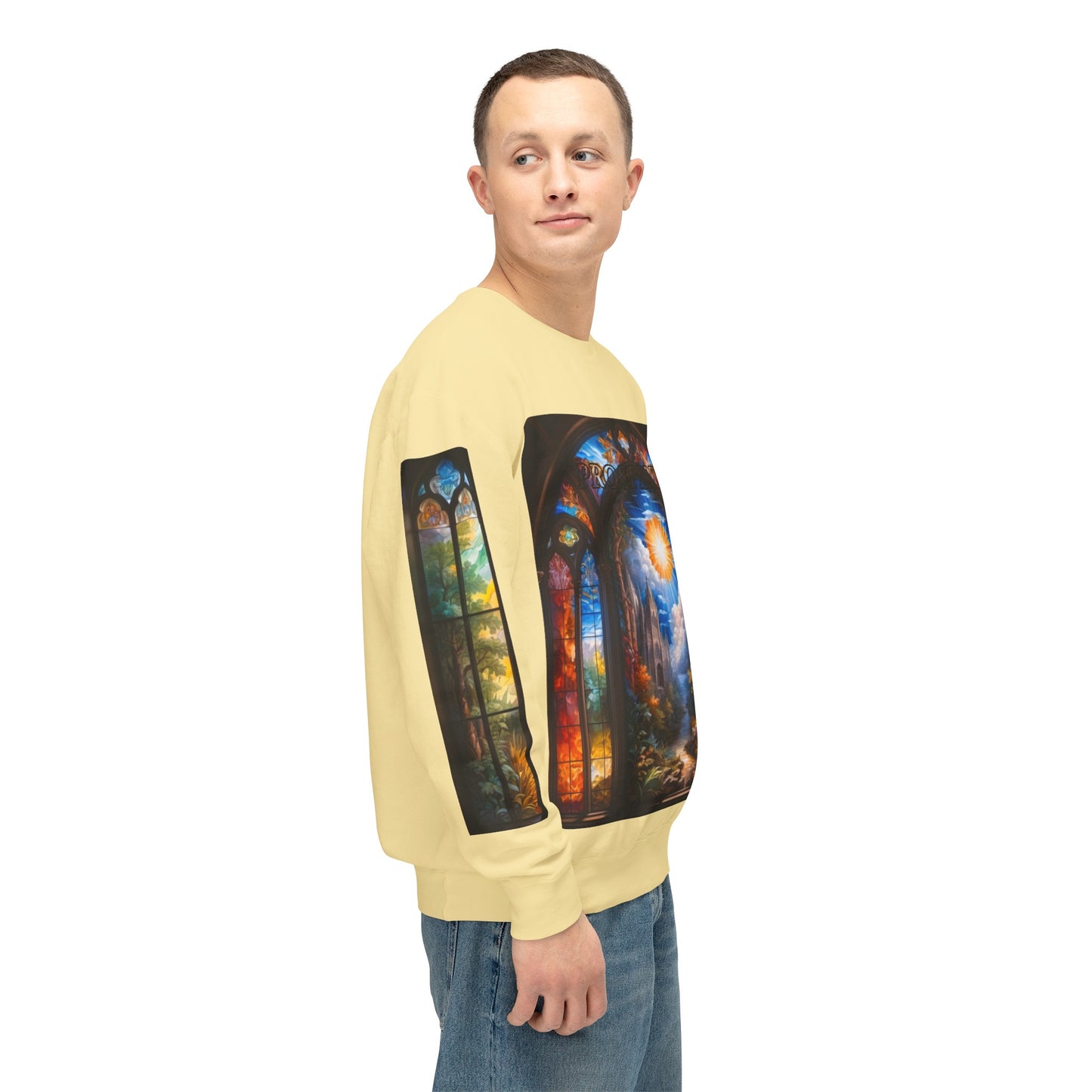 Prosperity - Divine Tragedy - Unisex Lightweight Crewneck Sweatshirt