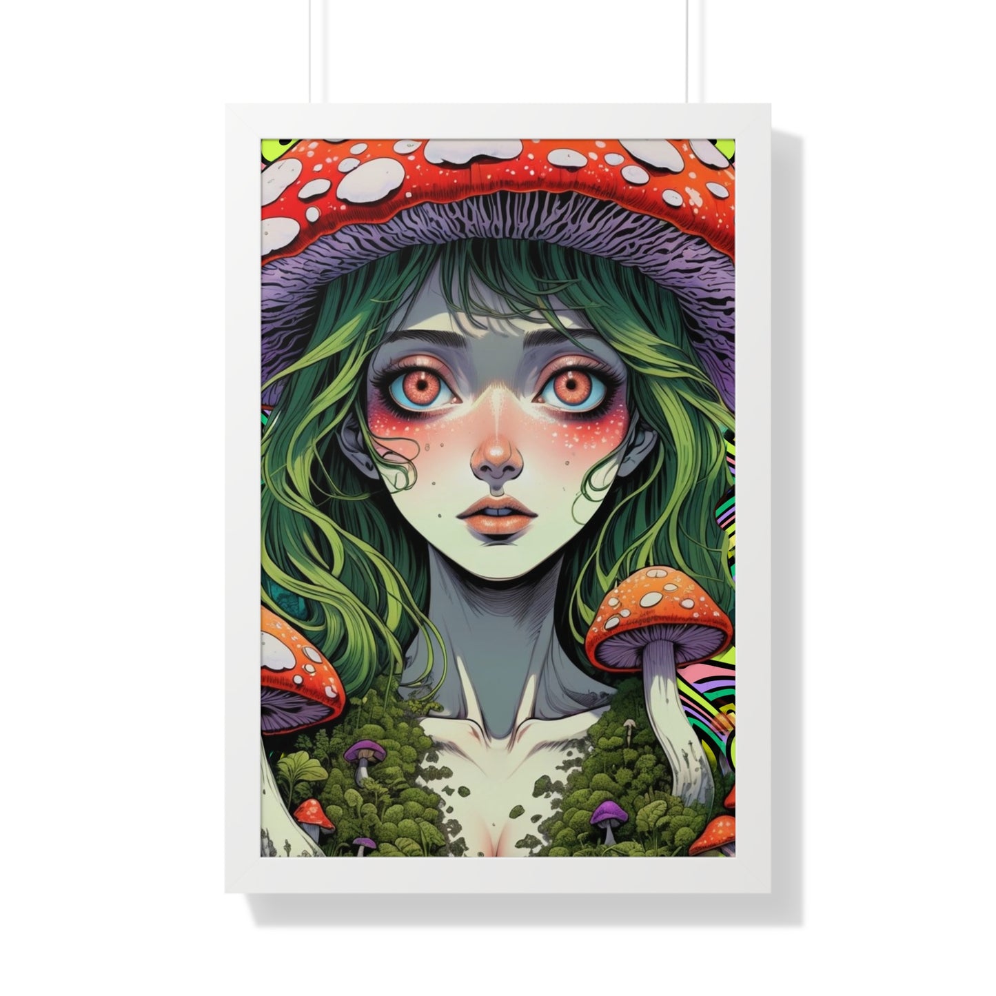 One With Nature - Framed Vertical Poster