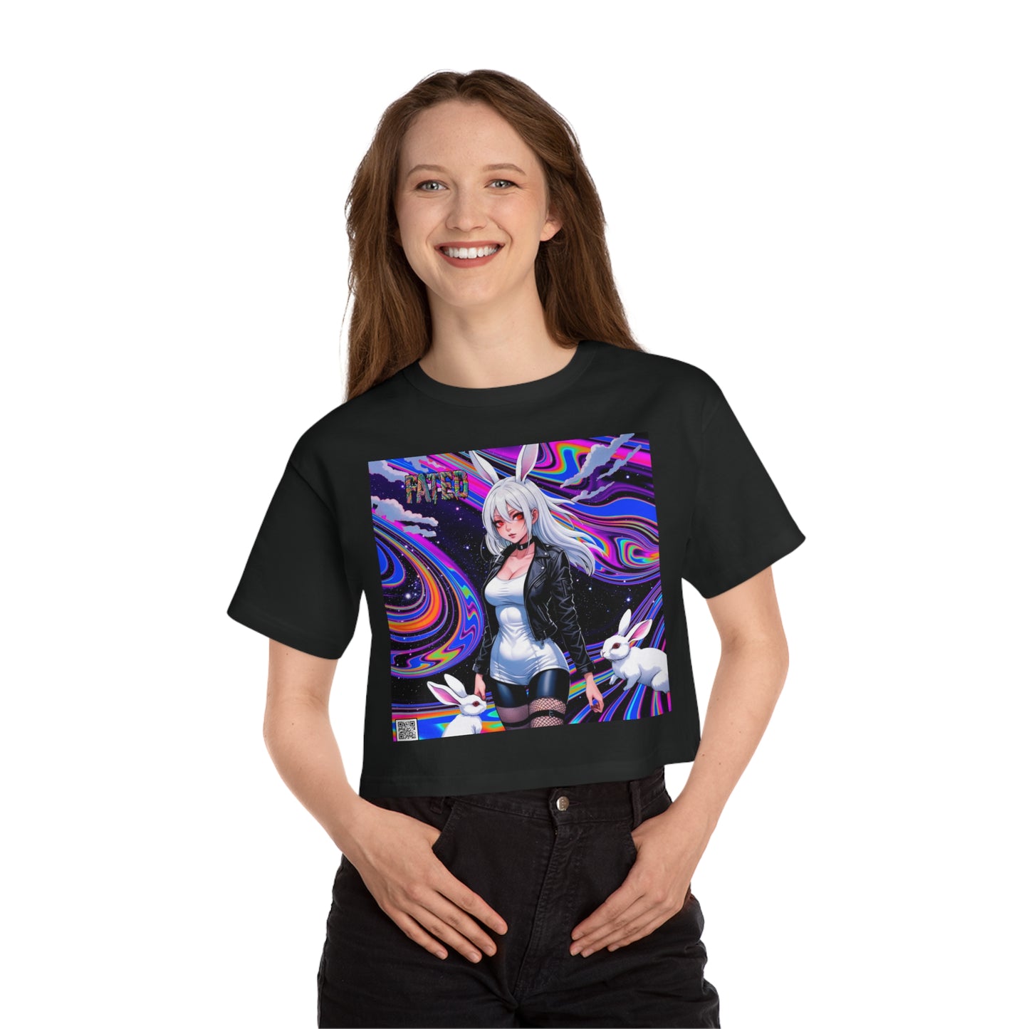 Far Out Daydream Champion Cropped T-Shirt