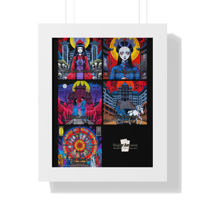 Major Arcana 2 of 4 Framed Vertical Poster