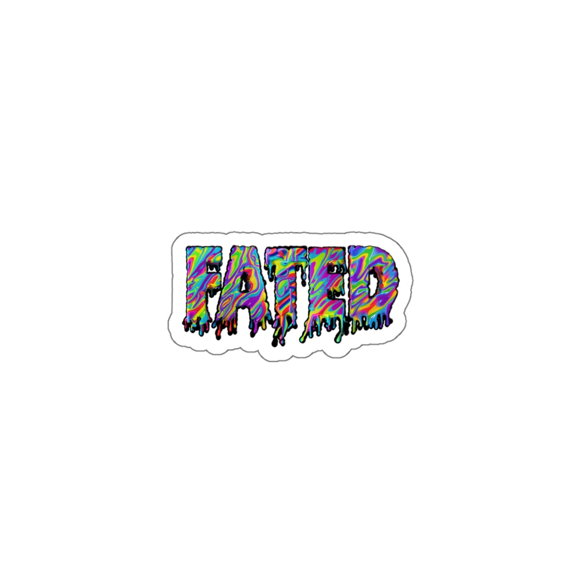 Fated Acid Die-Cut Stickers