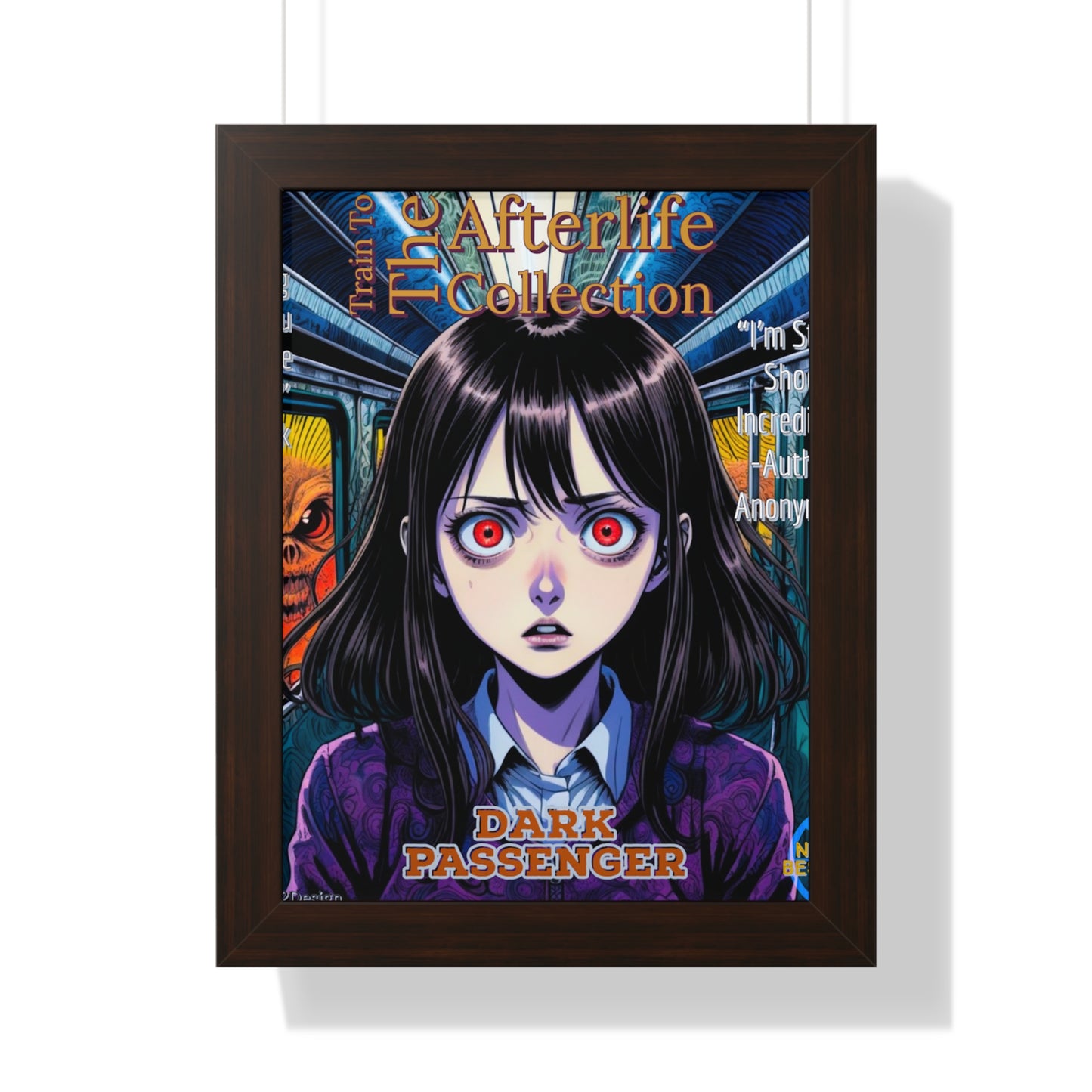 Train To The Afterlife B4 Framed Vertical Poster