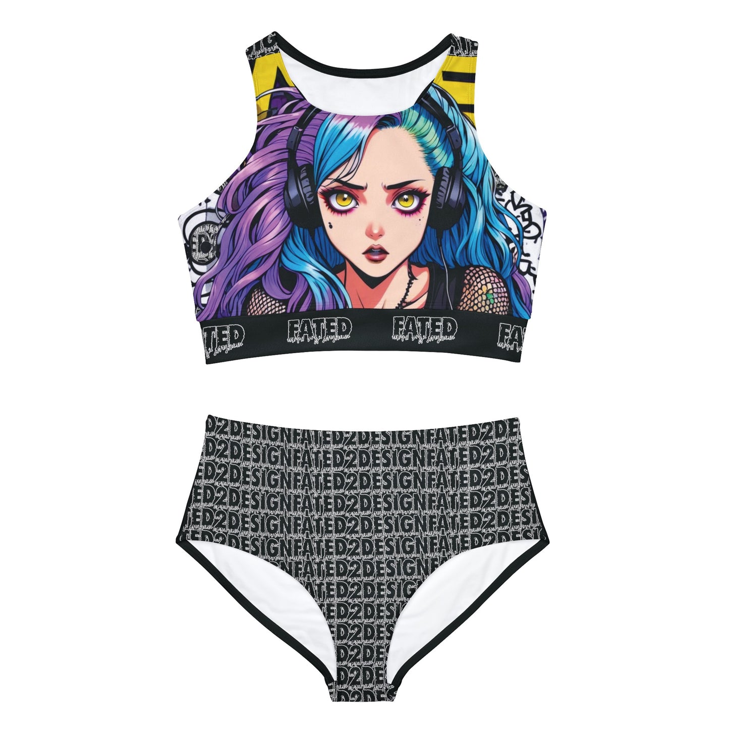 Metal Mermaids - Sporty Bikini Set
