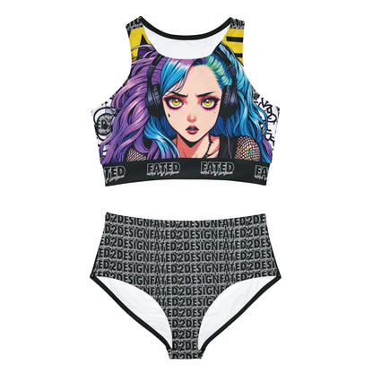 Metal Mermaids - Sporty Bikini Set