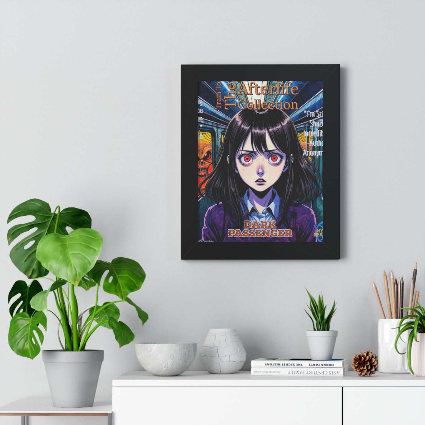 Train To The Afterlife B4 Framed Vertical Poster
