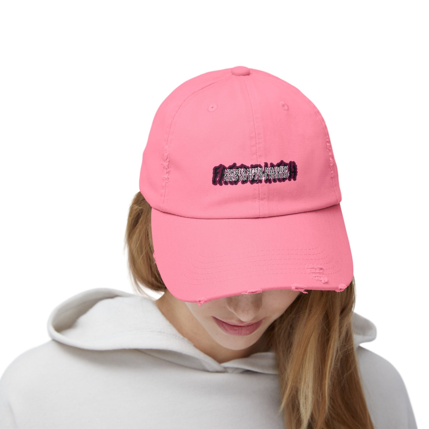 Monster Meetup Hat - Unisex Distressed Cap