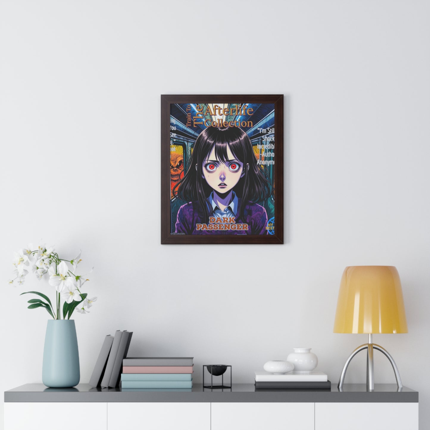 Train To The Afterlife B4 Framed Vertical Poster