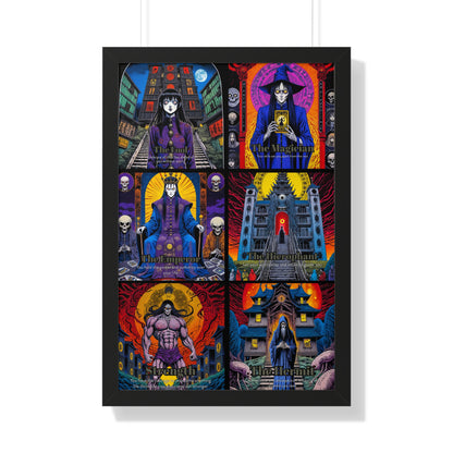 Major Arcana 1 of 4 Framed Vertical Poster