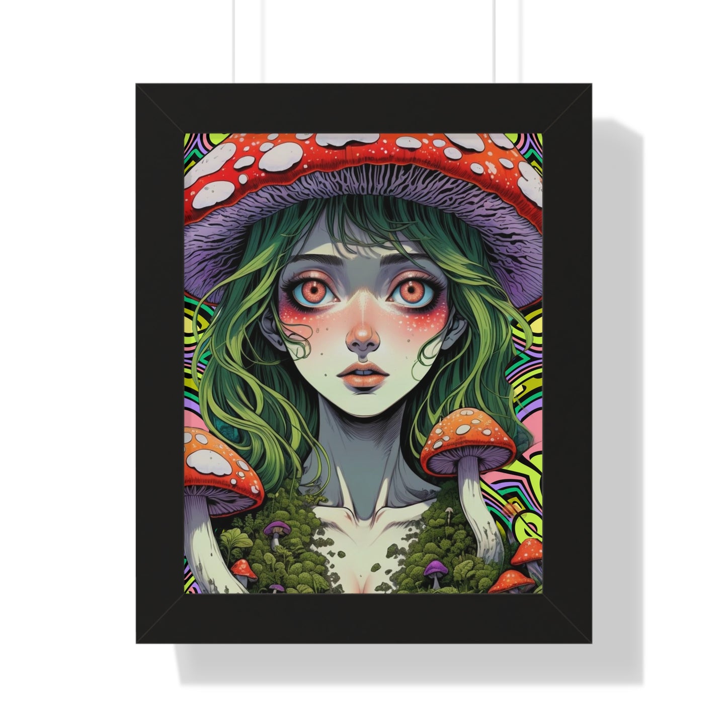 One With Nature - Framed Vertical Poster