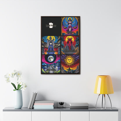 Major Arcana 3 of 4 - Framed Wall Art