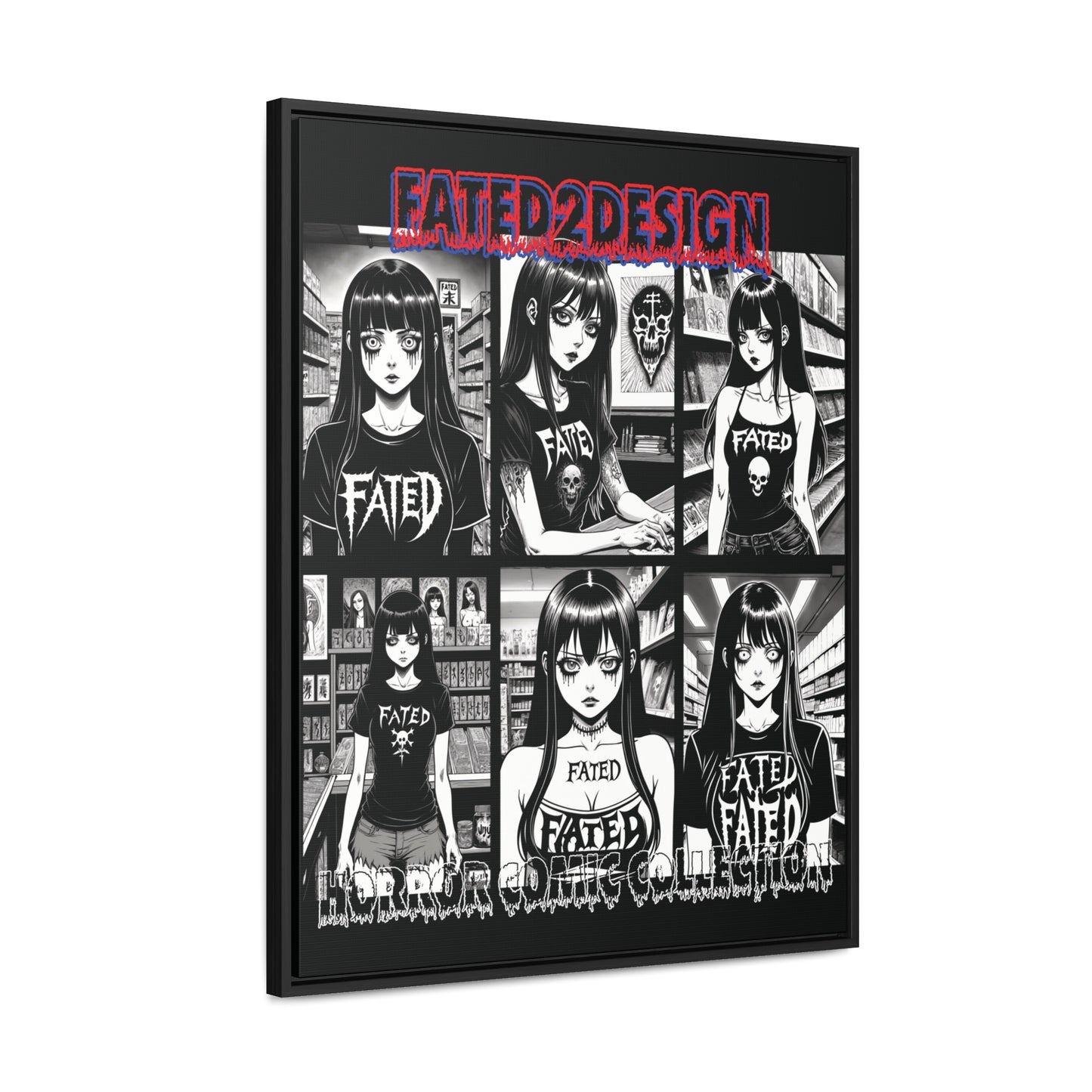 Horror Comic Collection Framed Wall Art