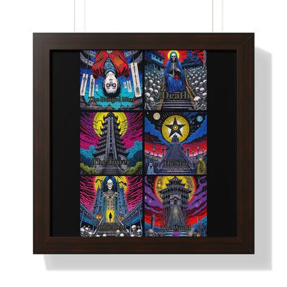 Major Arcana 4 of 4 Framed Vertical Poster