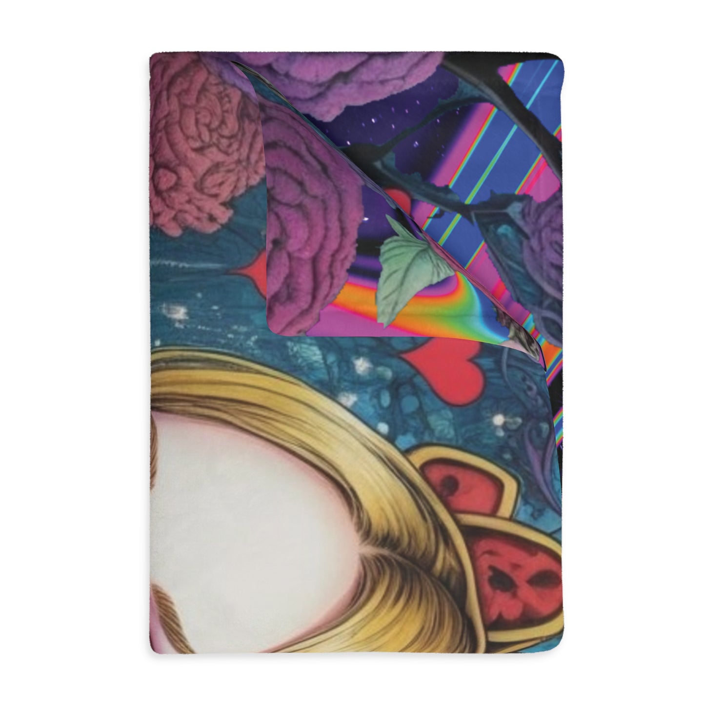 Far Out Alice - Daydream - Double Sided Print Artwork Microfiber Blanket