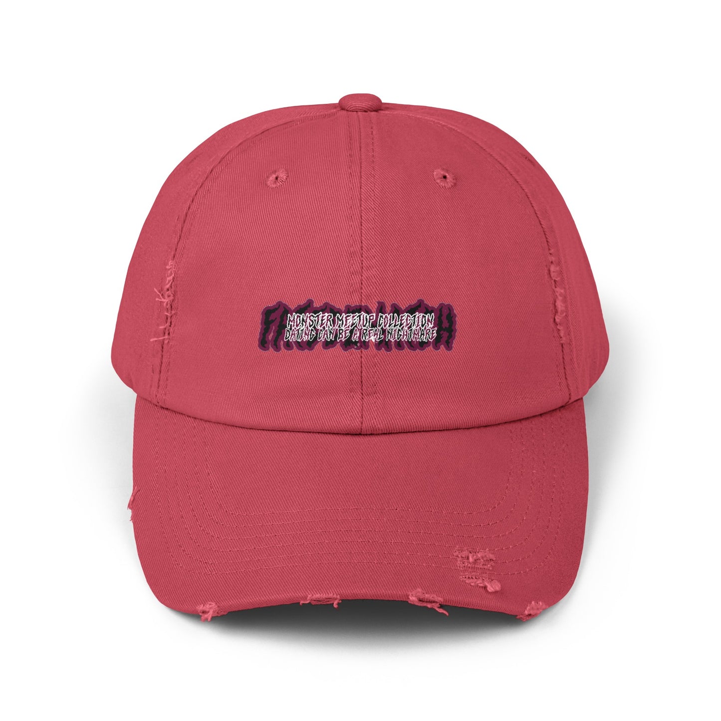 Monster Meetup Hat - Unisex Distressed Cap
