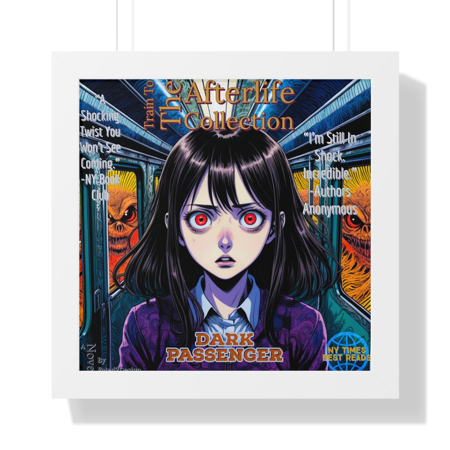 Train To The Afterlife B4 Framed Vertical Poster