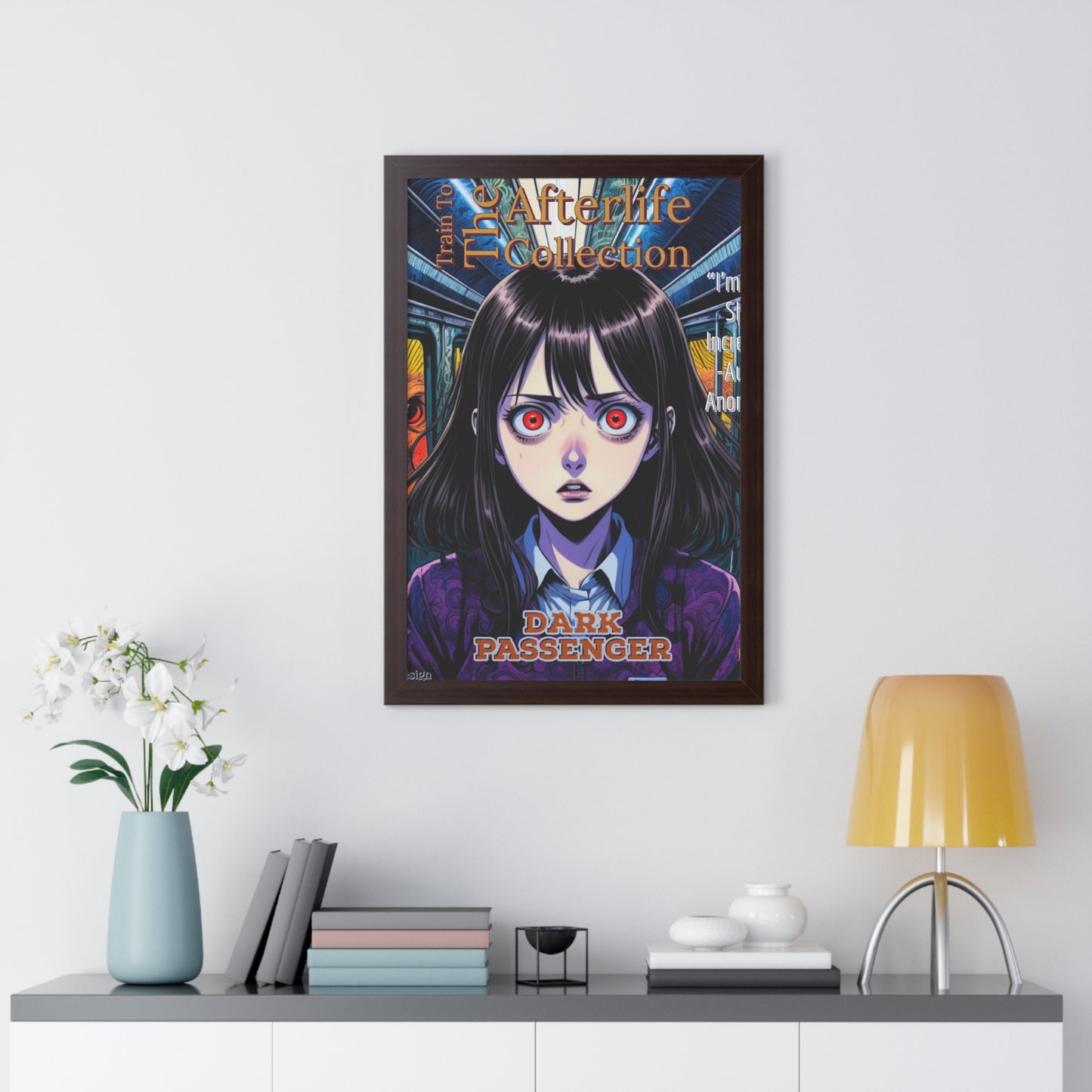 Train To The Afterlife B4 Framed Vertical Poster