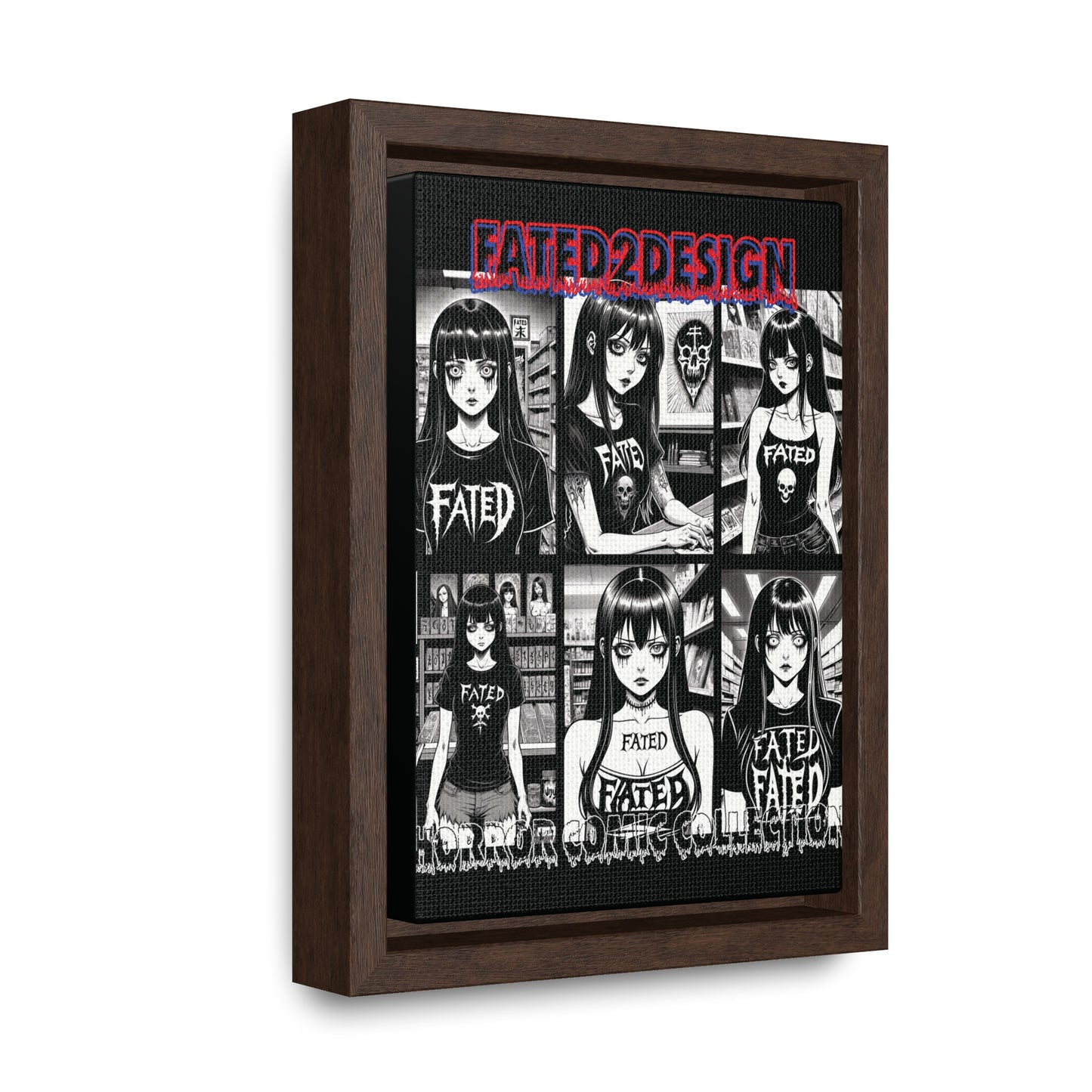 Horror Comic Collection Framed Wall Art