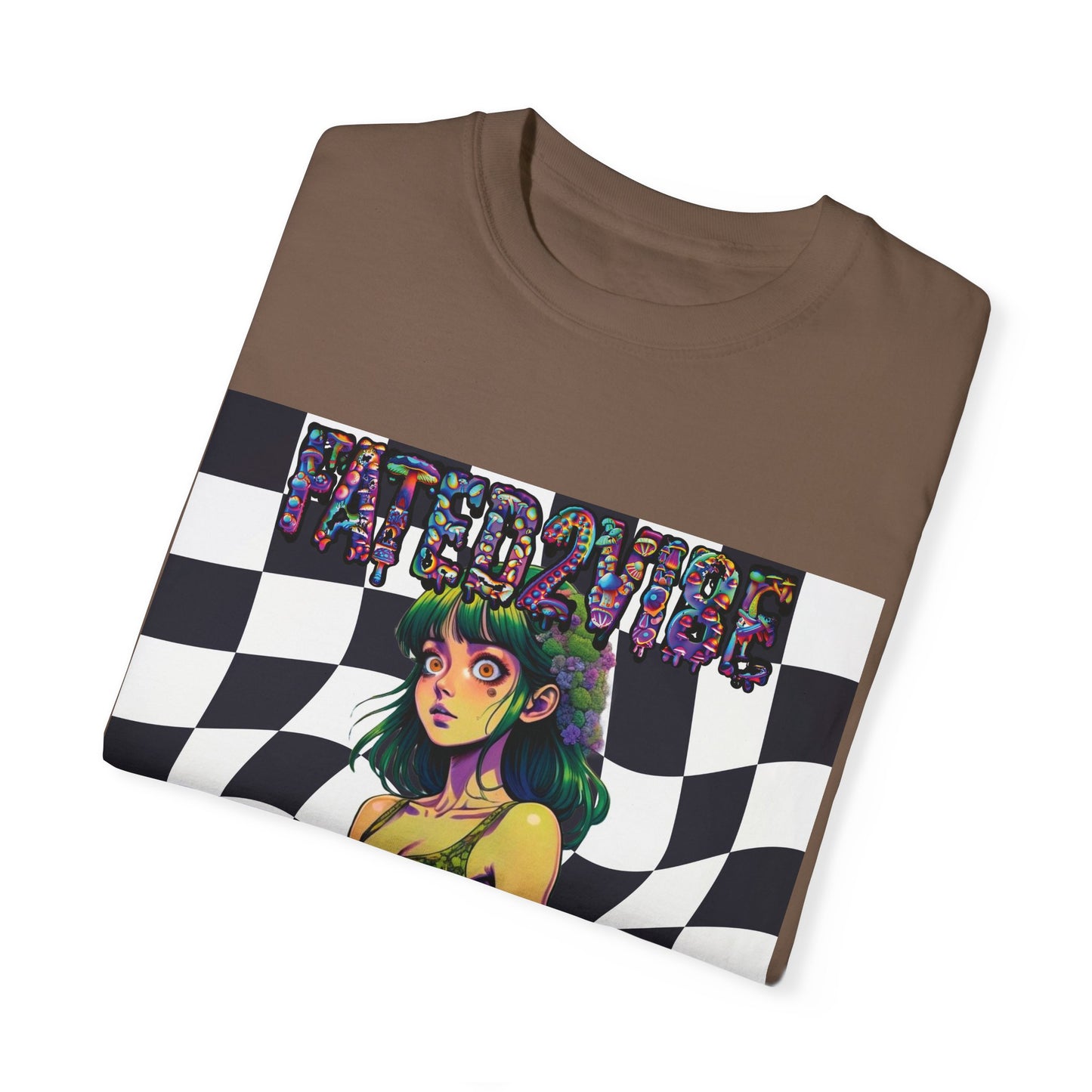Fated2VIBE Checkered Print V2 - Unisex T-shirt