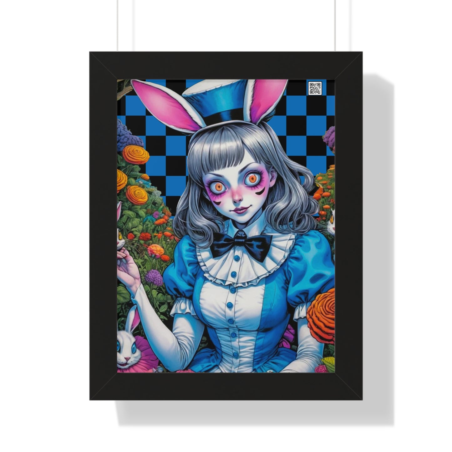 Alice Daydream V2 - Framed Vertical Poster