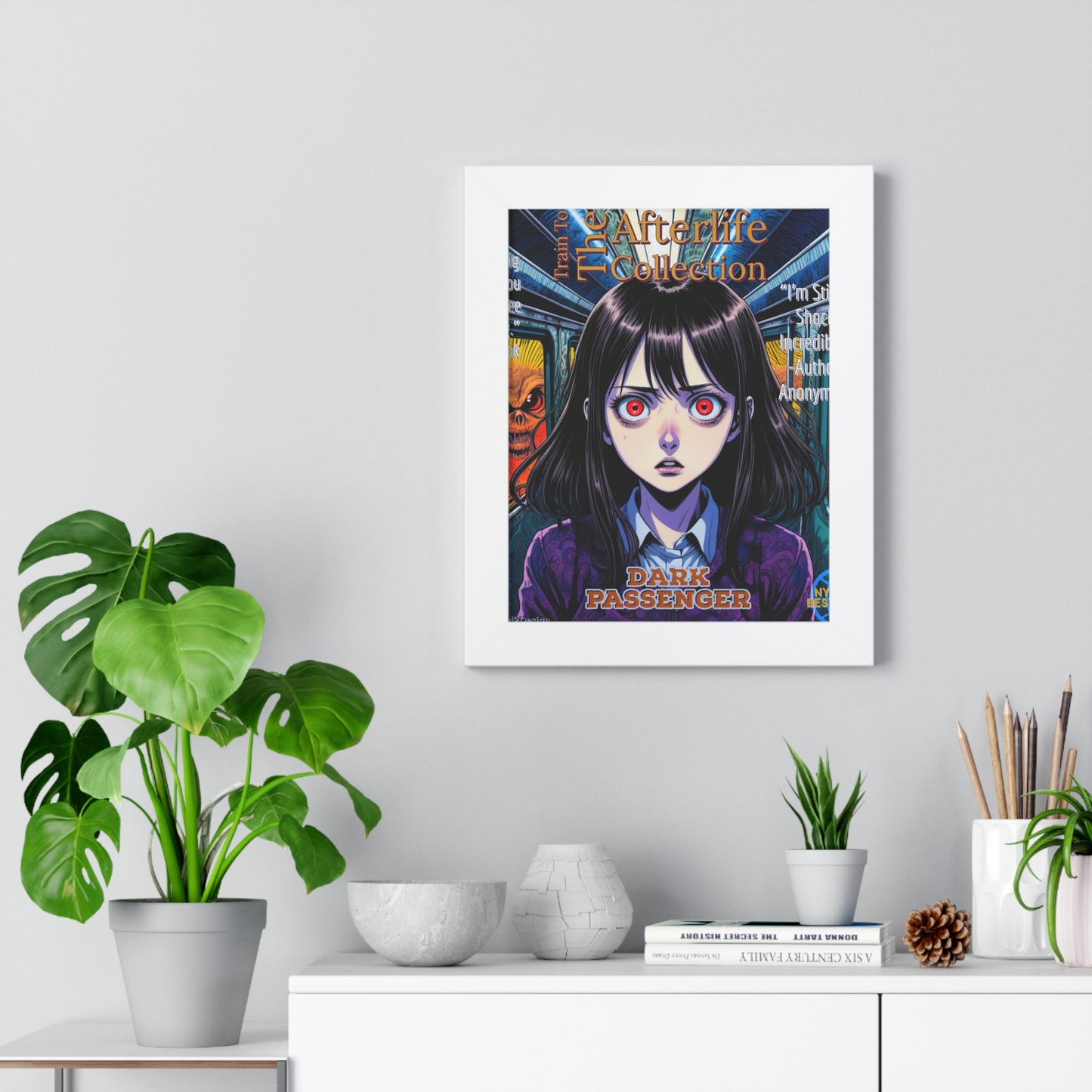 Train To The Afterlife B4 Framed Vertical Poster