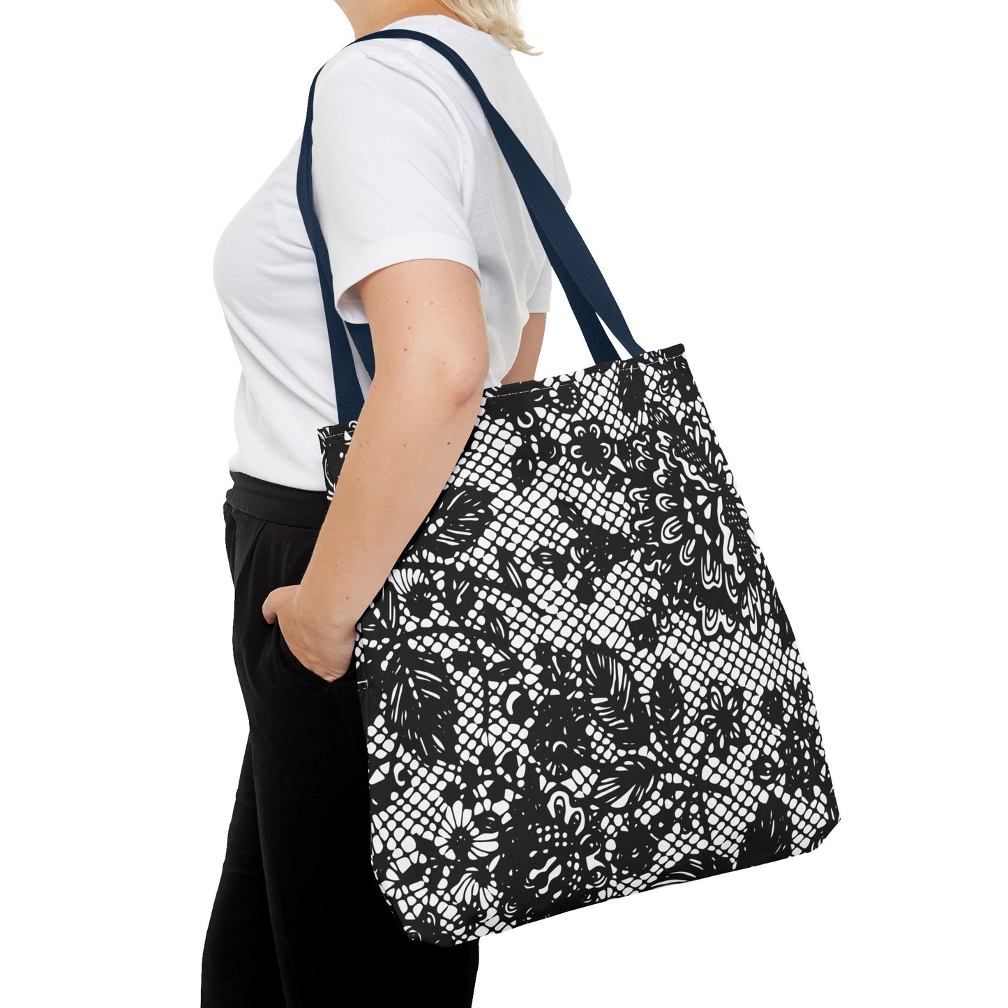 Just Flower Lace Tote Bag