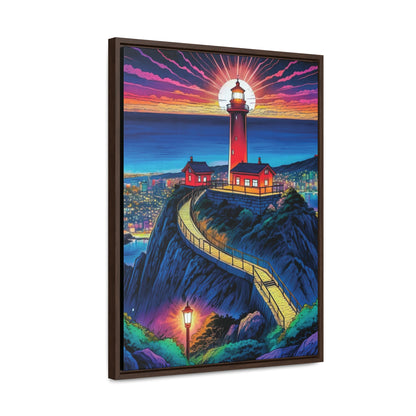 The Cliff Lighthouse 2 - Framed Wall Art