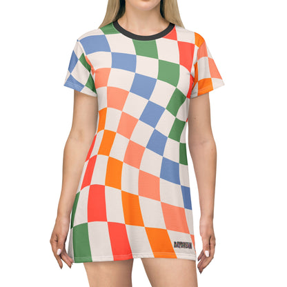 Twisted Multi Daydream Alice T-Shirt Dress