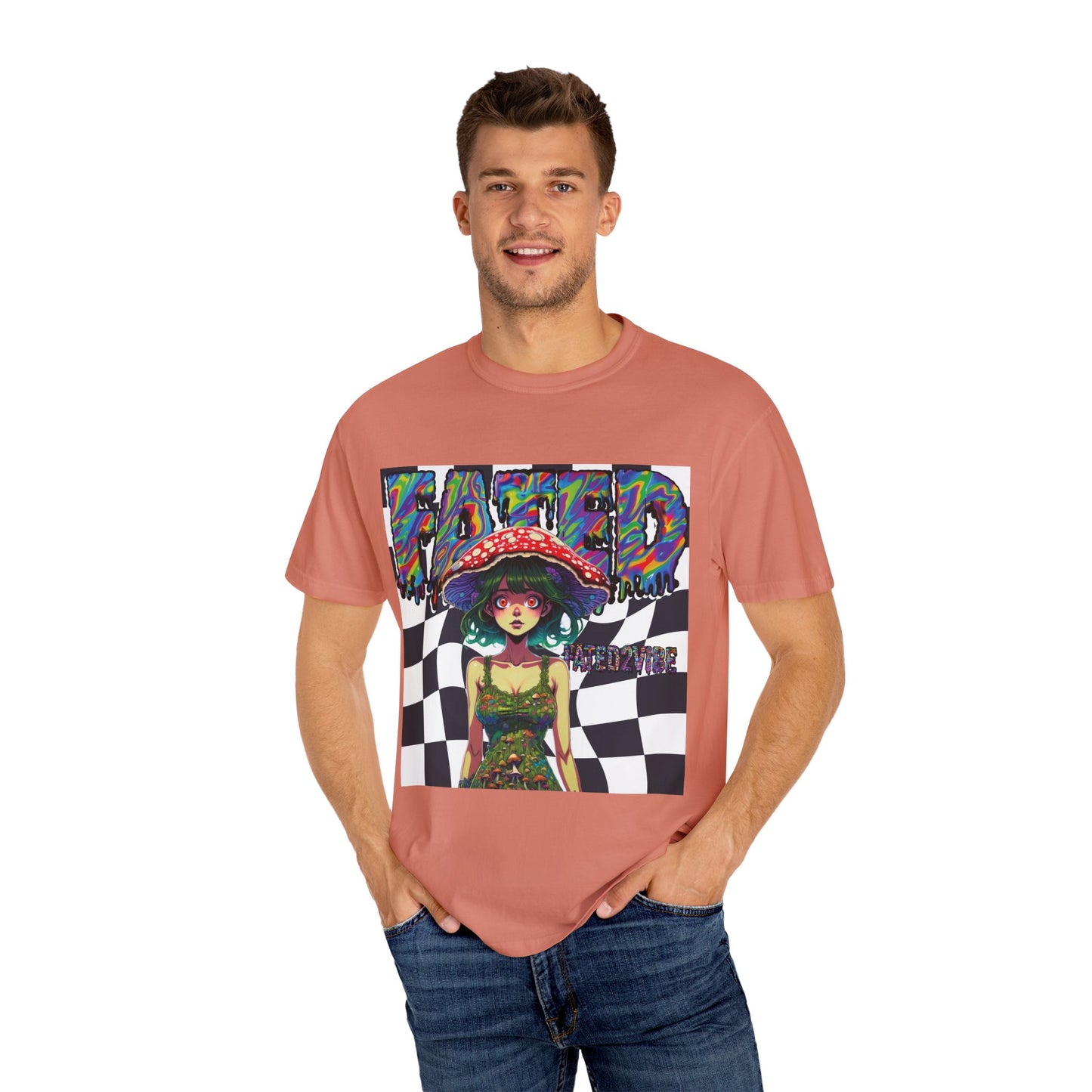 Fated2VIBE Checkered Print - Unisex T-shirt