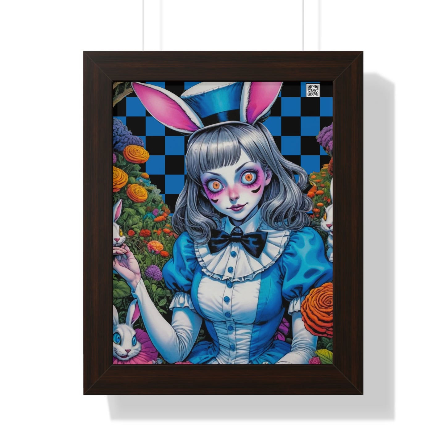 Alice Daydream V2 - Framed Vertical Poster