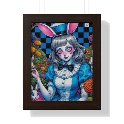 Alice Daydream V2 - Framed Vertical Poster