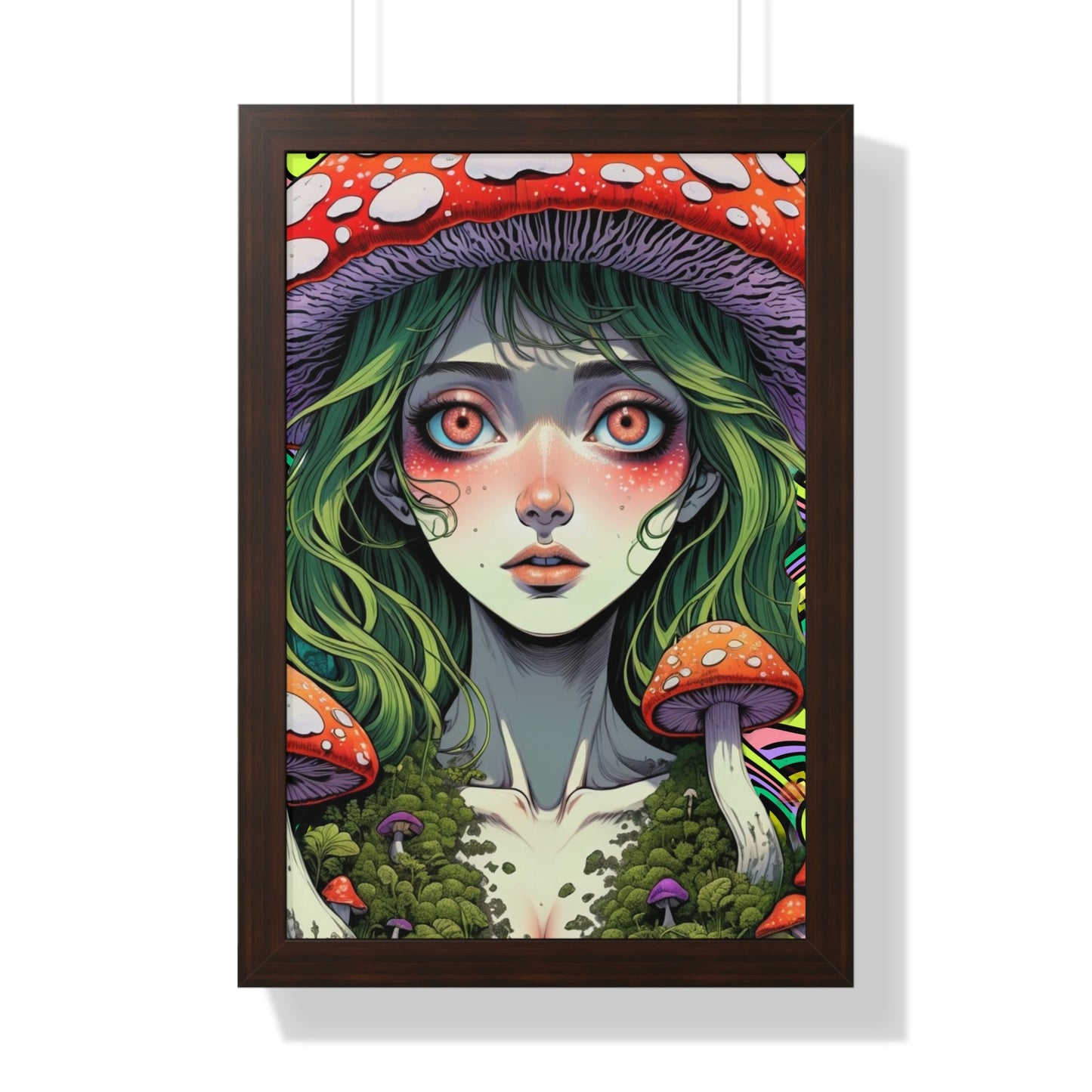 One With Nature - Framed Vertical Poster
