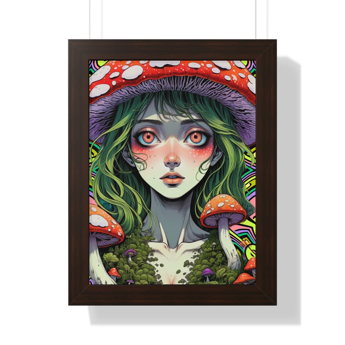 One With Nature - Framed Vertical Poster