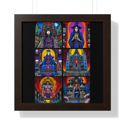 Major Arcana 1 of 4 Framed Vertical Poster