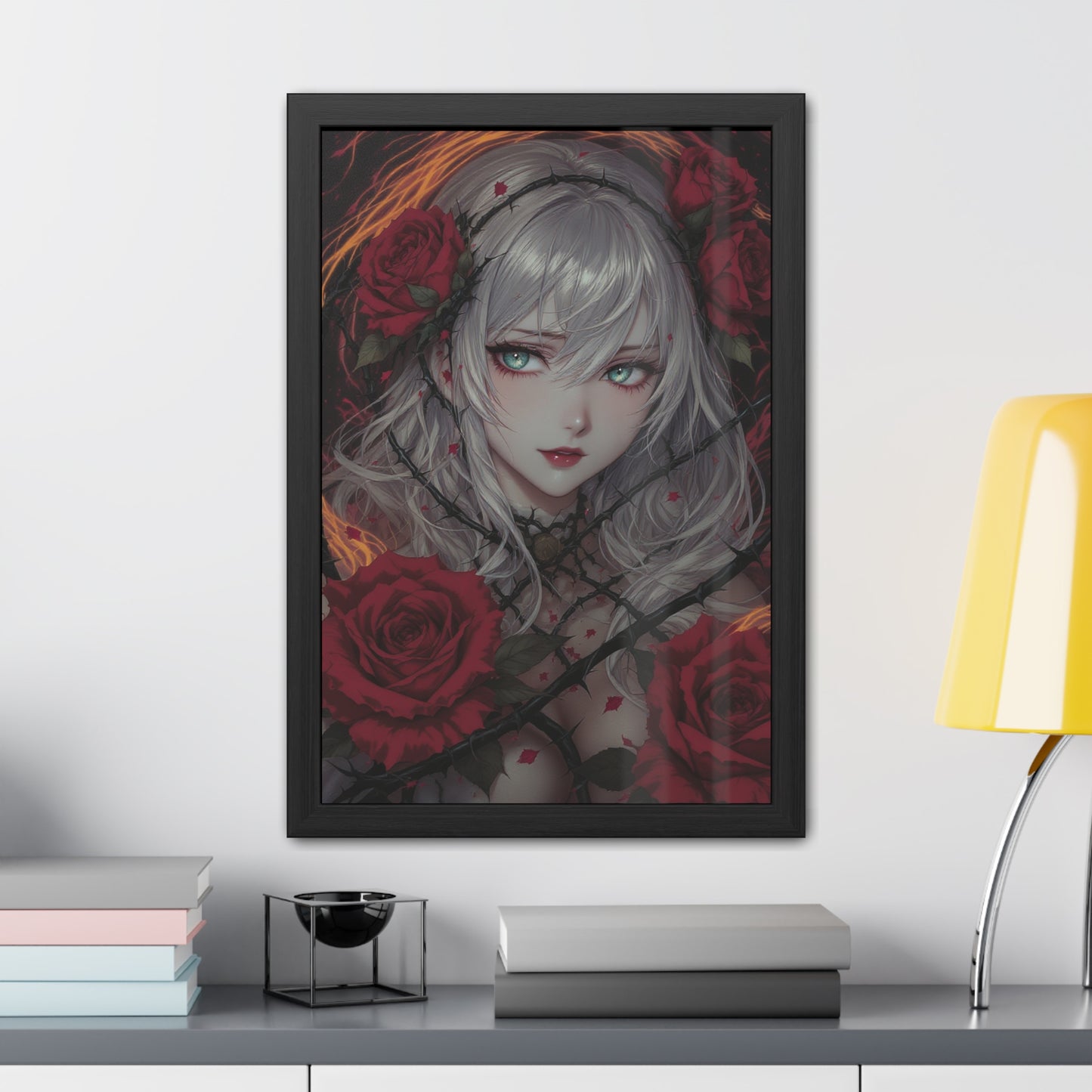 Turquoise - Ephemeral Love Framed Poster - Fated Art Print